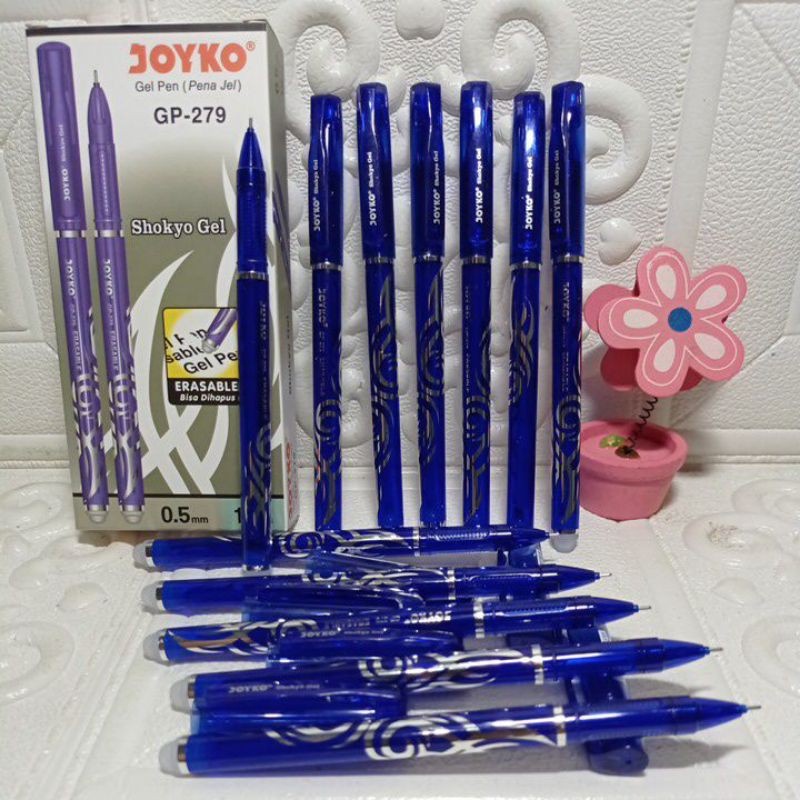 

Pulpen JOYKO Shokyo Gel GP-279 Erasable Biru