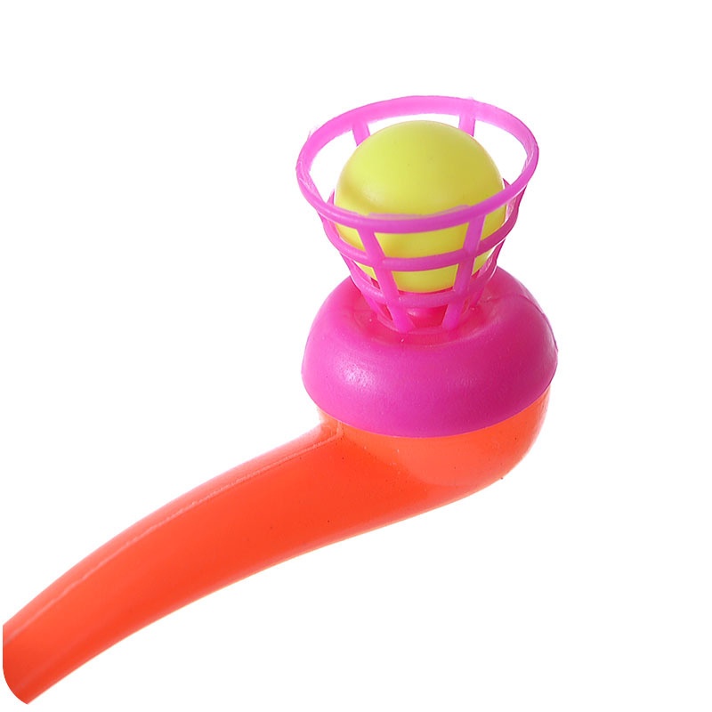(Pimenova) Bola pipa tiup pipe blow ballMainan Peluit Pipa Bola Terapi Wicara/ mainan bola tiup pipa/ mainan anak jadul bola tiup pipe blowing