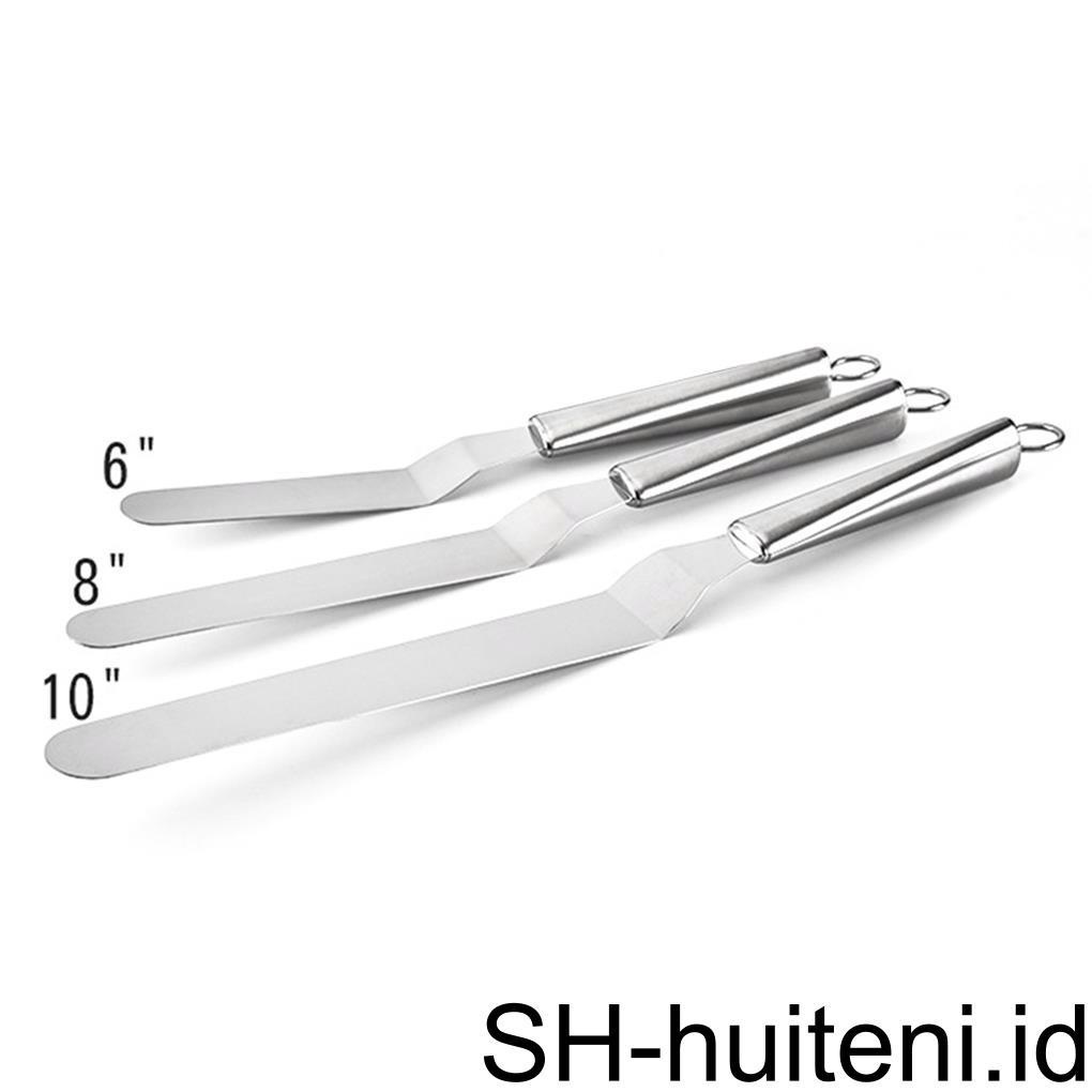 Spatula Kue Butter Slicer 10inch Stainless Steel Serbaguna Tahan Lama Handily Gripped Alat Pengiris Restoran