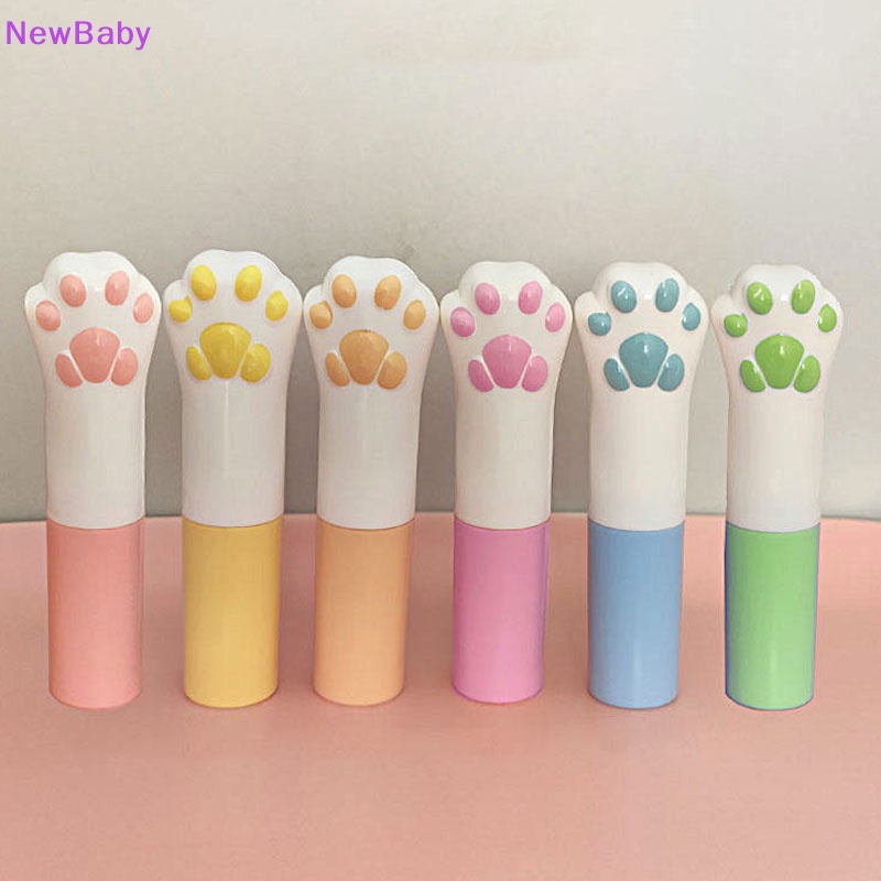 Newbaby Tabung Lip Balm Kaki Kucing DIY Wadah Lip Balm Wadah Kosmetik Kosong ID Botol