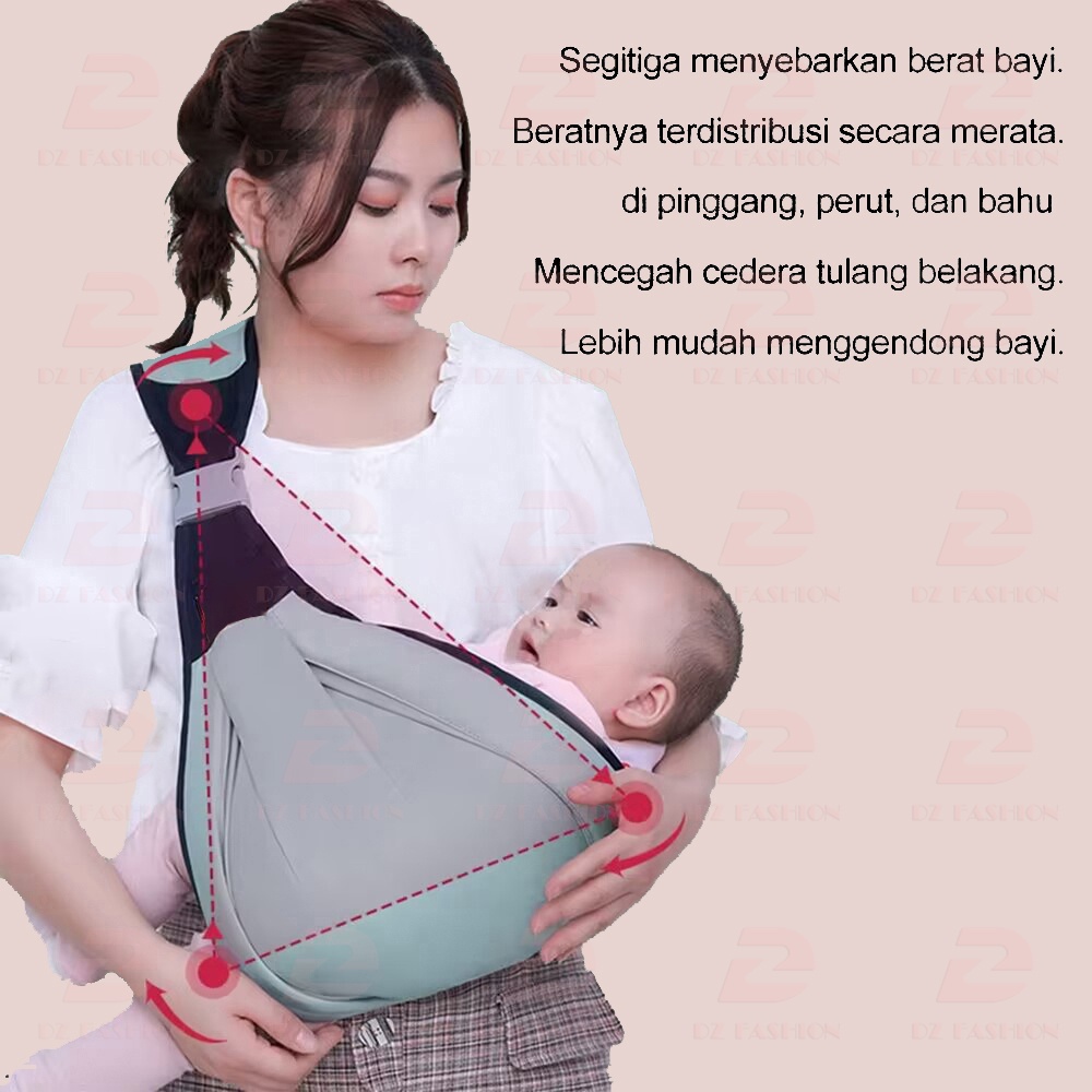 Gendongan Bayi 0-3 tahun Gendongan bayi samping Gendongan Bayi Depan 2in1 Gendongan anak Kaos Geos Selendang Gendongan Baby Kain/jaring Selempang Bayi Gendongan Bungkus Bayi Baby Carrier Hadiah baru lahir Hipseat Panjang yang dapat disesuaikan BD