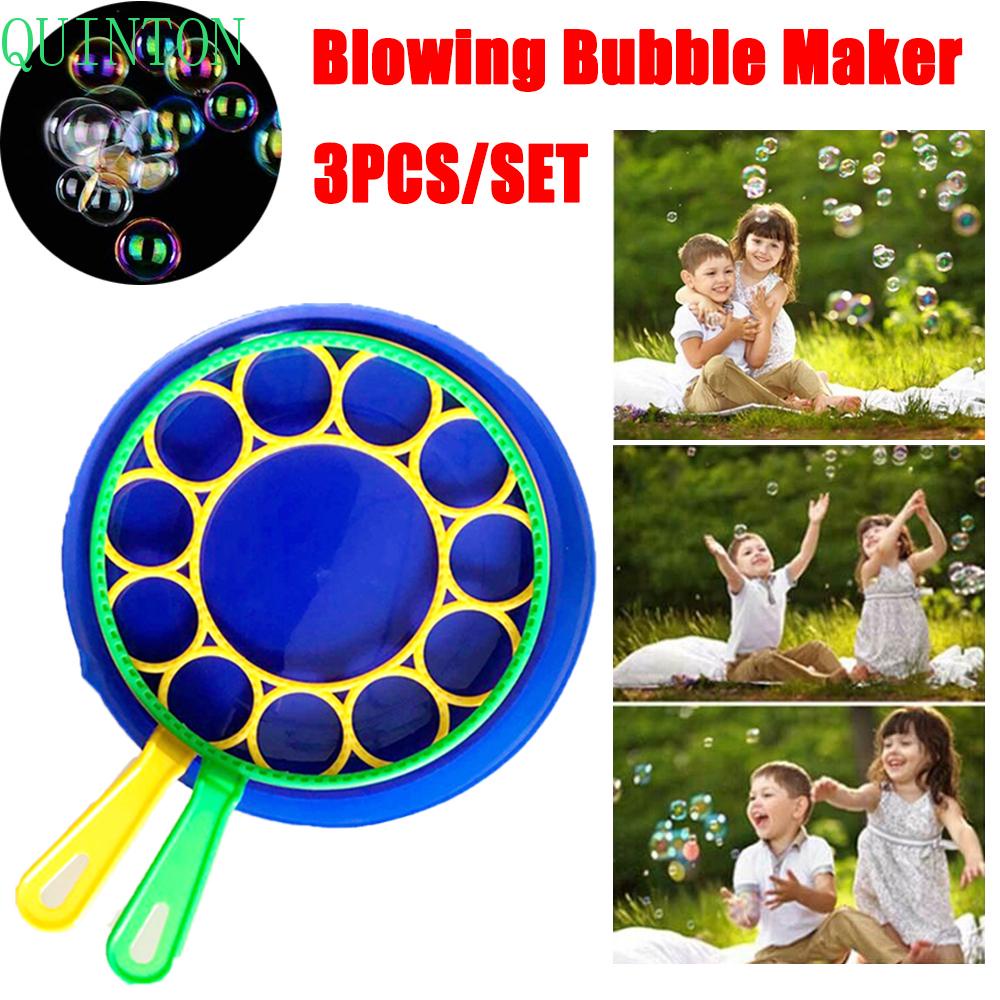 Quinton Bubble Blower Taman Musim Panas Permainan Menyenangkan Luar Ruangan Anak-Anak Alat Tongkat Gelembung Raksasa