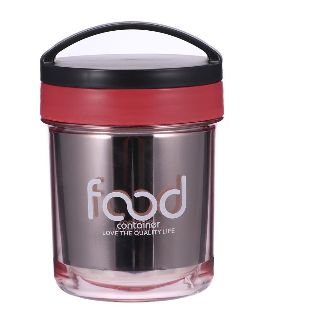 Lidded 400ml Soup Thermal Cup Home Kotak Sarapan Anti Bocor Sealed Food Insulated Container Meal Carry Holder Biru