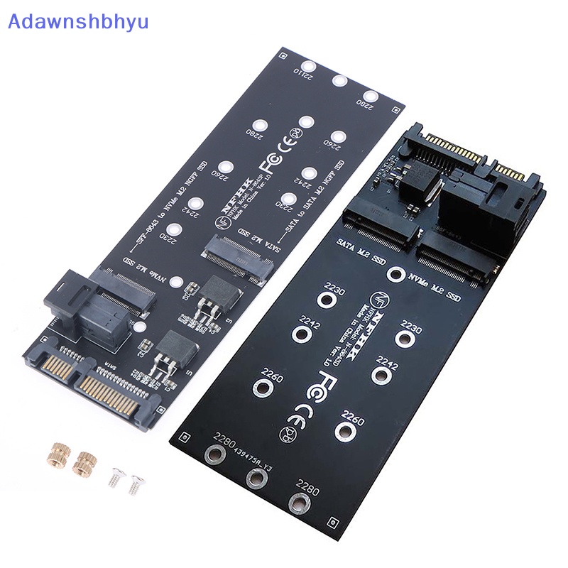 Adhyu 22Pin SATA M.2 SSD Adapter SFF-8643 Ke NVMe M.2 NGFF SSD Untuk Mainboard ID