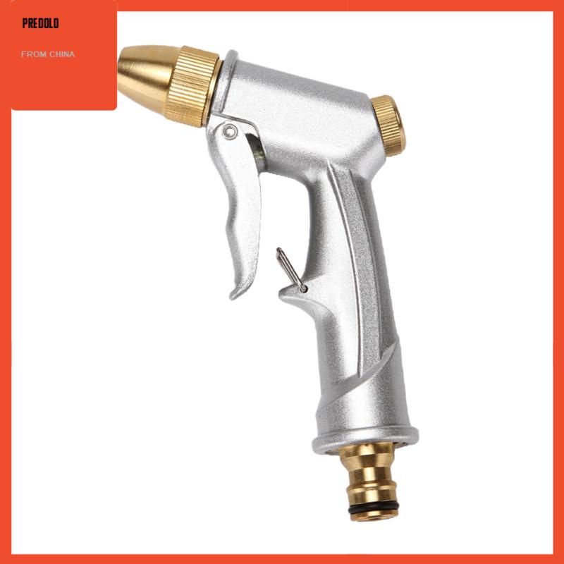 [Predolo] Heavy Duty Water Nozzle Nosel Cuci Mobil Bahan Metal Portable Untuk Jalan Setapak Halaman Taman