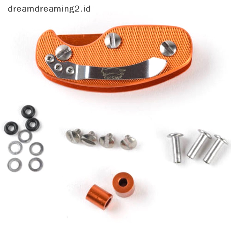 (drea) Aluminium Key Holder Organizer Klip Folder Keyring Gantungan Kunci Case Kantong Alat //