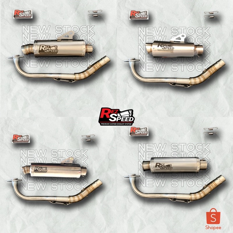 Knalpot Rez Speed Polos Laser Fullsystem AEROX NMAX VARIO LEXI PCX ADV MIO SOUL BEAT NEW GENIO FINO 