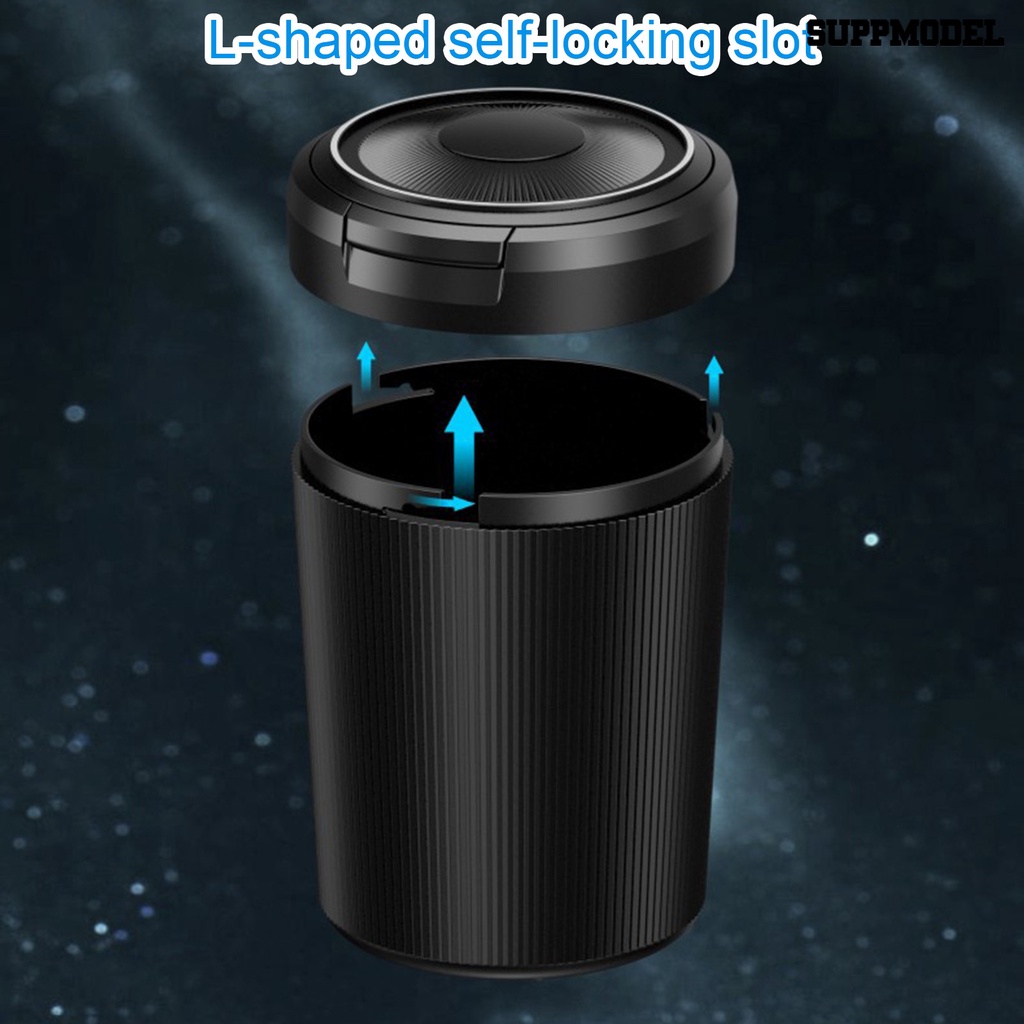 [SM]Lampu Led Tahan Api Mobil Dengan Tutup Dapat Dilepas Kekuatan Tinggi Abu Holder Ringan Mobil Cup Holder Travel Aksesori Mobil