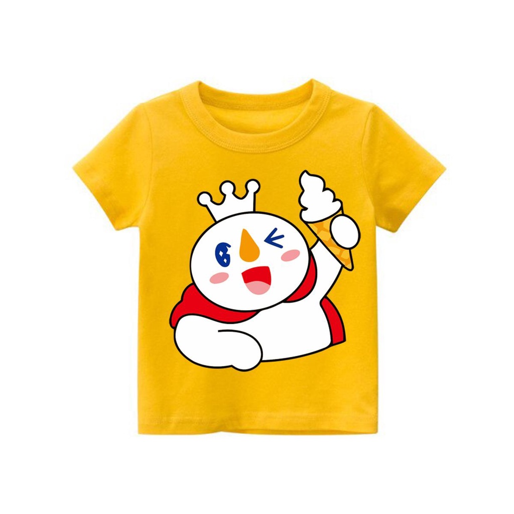 Promo Kaos anak Pou Mixue T-shirt kekinian cute