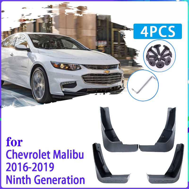 4pcs Flaps Lumpur Mobil Untuk Chevrolet Malibu 2016~2019 Mk9 2017 2018 Mudguard Splash Guards Fender Mudflaps Aksesoris Mobil