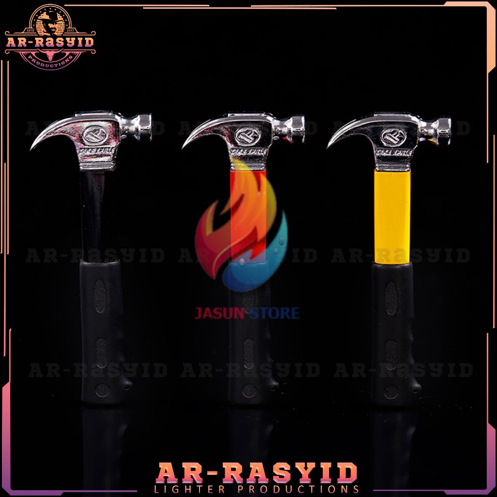 TERBARU! Korek Api Gas Palu Hammer Baida Lighter BD-920