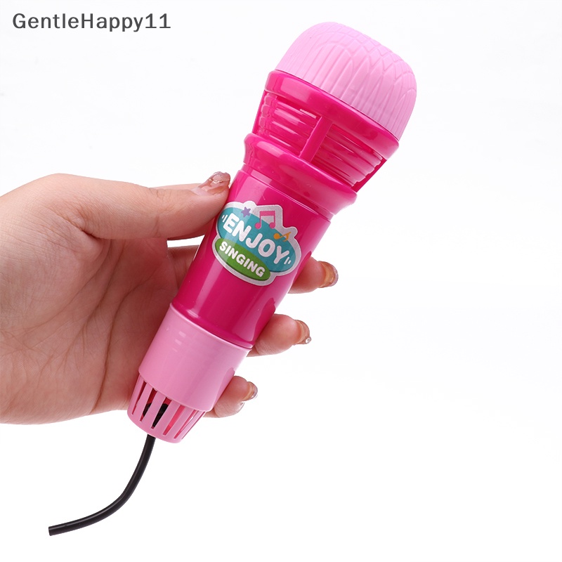 Gentlehappy 1pcs Besar Gema Mikrofon Mic Pengubah Suara Mainan Hadiah Ulang Tahun Hadir Lagu Mainan id