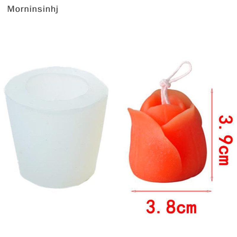 Mornin Cetakan Bunga Tulip 3D Handmade Soap Mold Silicone DIY Alat Craft id