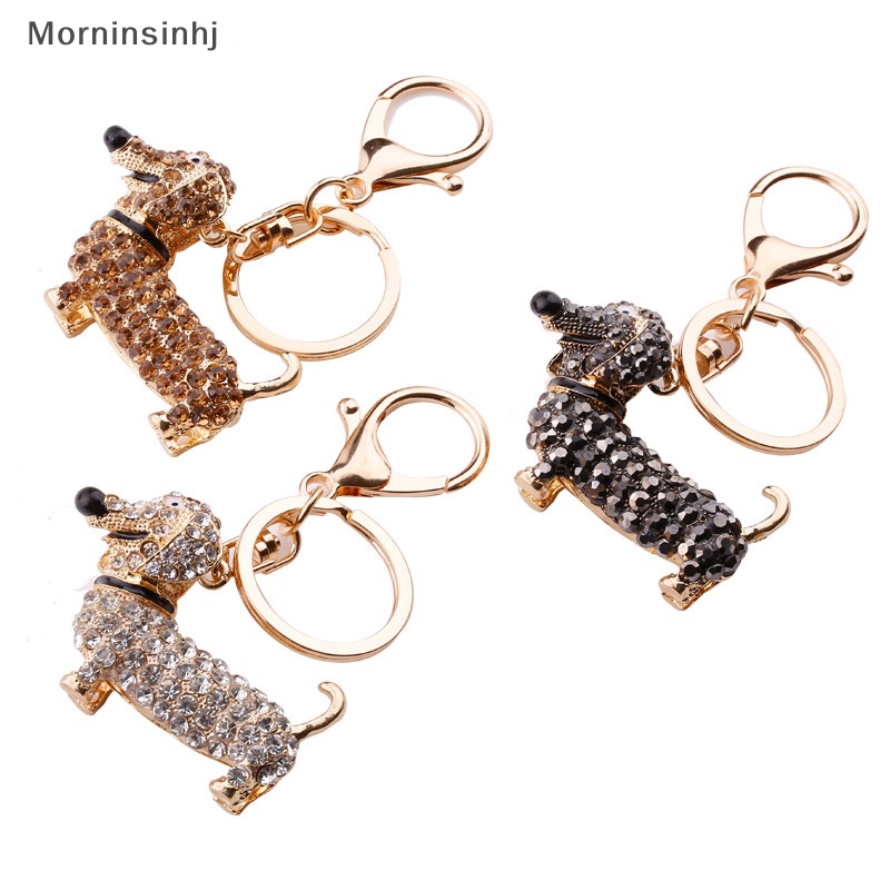 Mornin Fashion Dog Dachshund Gantungan Kunci Mobil Gantungan Kunci Pesona Liontin Keys Holder Keyring id