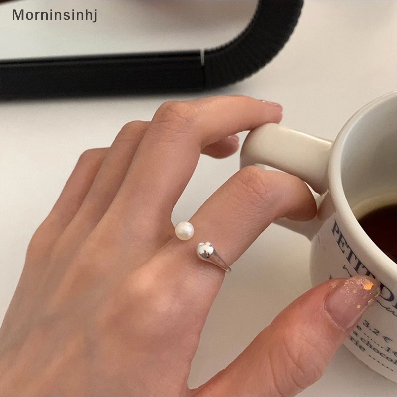 Mornin Cincin Mutiara Simulasi Minimalis Lucu Ukuran Dapat Disesuaikan Gaya Korea Fashion Pesta Pernikahan Vintage Jari Cincin Wanita Hadiah Perhiasan id