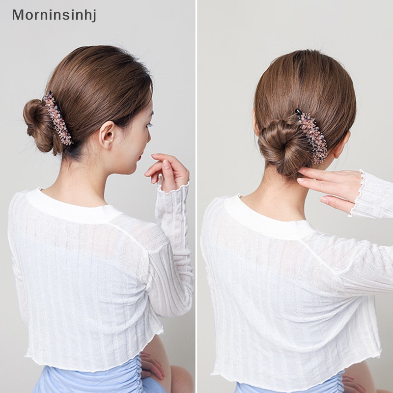 Mornin Elegan Aksesoris Rambut Wanita Sisir Rambut Warna Manik-Manik Kristal Rambut Klip Jepit Lady Bride Pesta Pernikahan Hiasan Kepala Headwear id