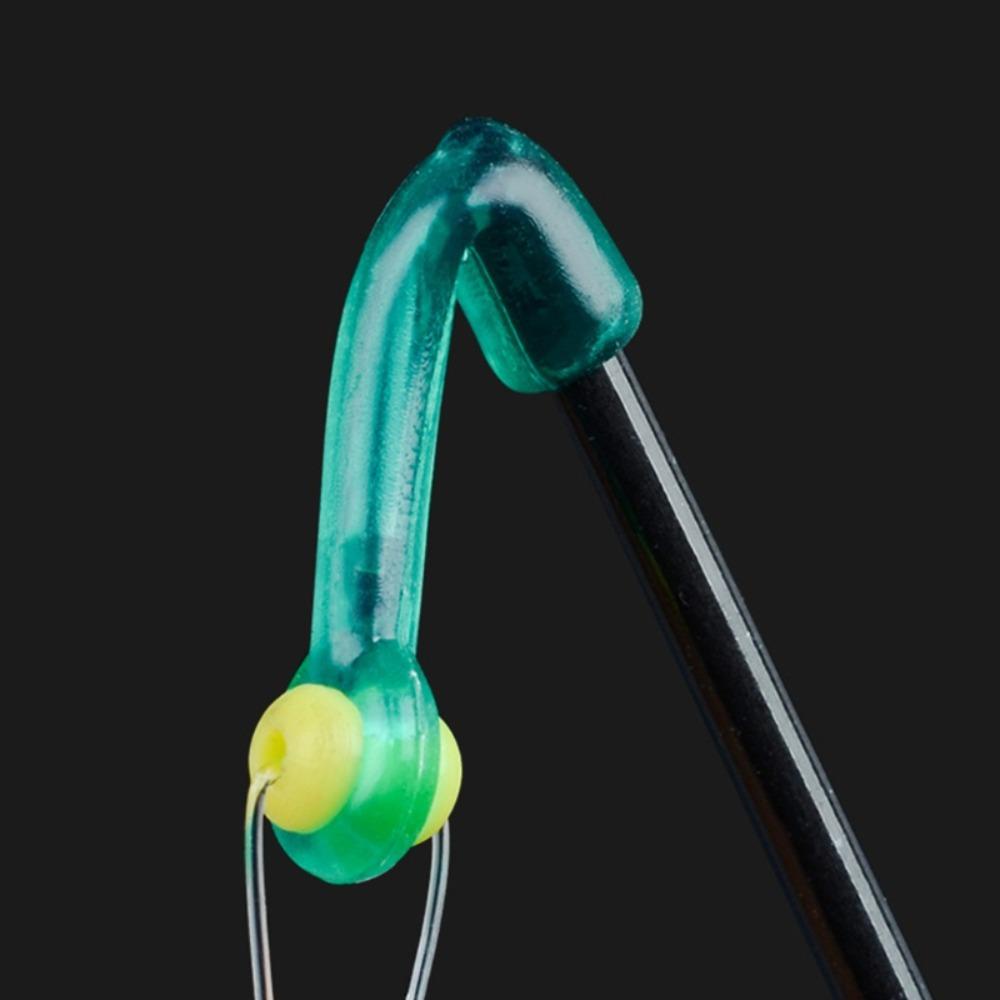 AUGUSTINA Agustina Kuat Silicoen Pelampung Duduk Transparansi Tinggi Dual core Berliku Double-core Power Silicone Fishing Floats Seat High Elastis Fishing Float Rest