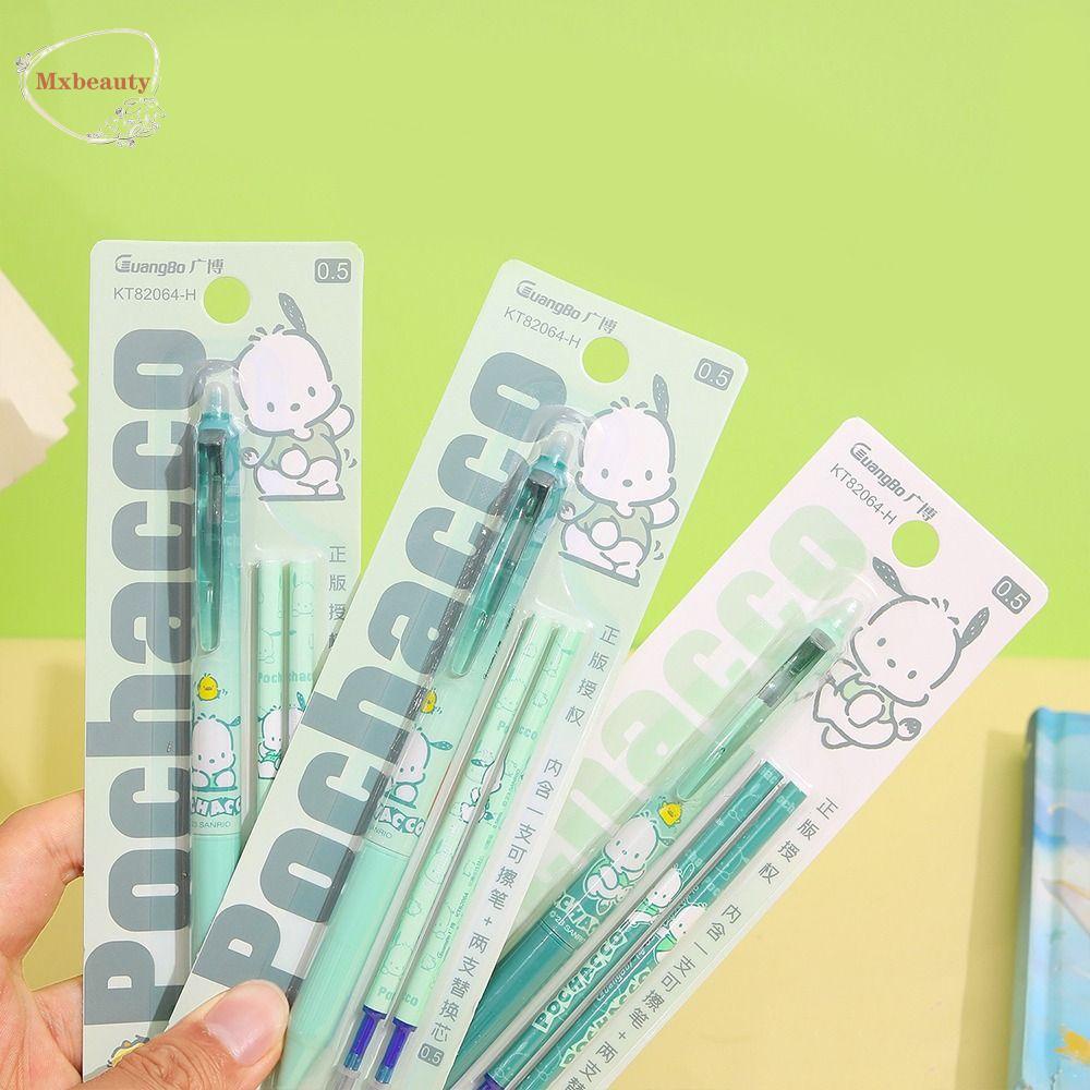 Mxbeauty Set Pen Thermal Erasable Tahan Lama Stationary 0.5mm Press Gel Pen Set Untuk Pelajar