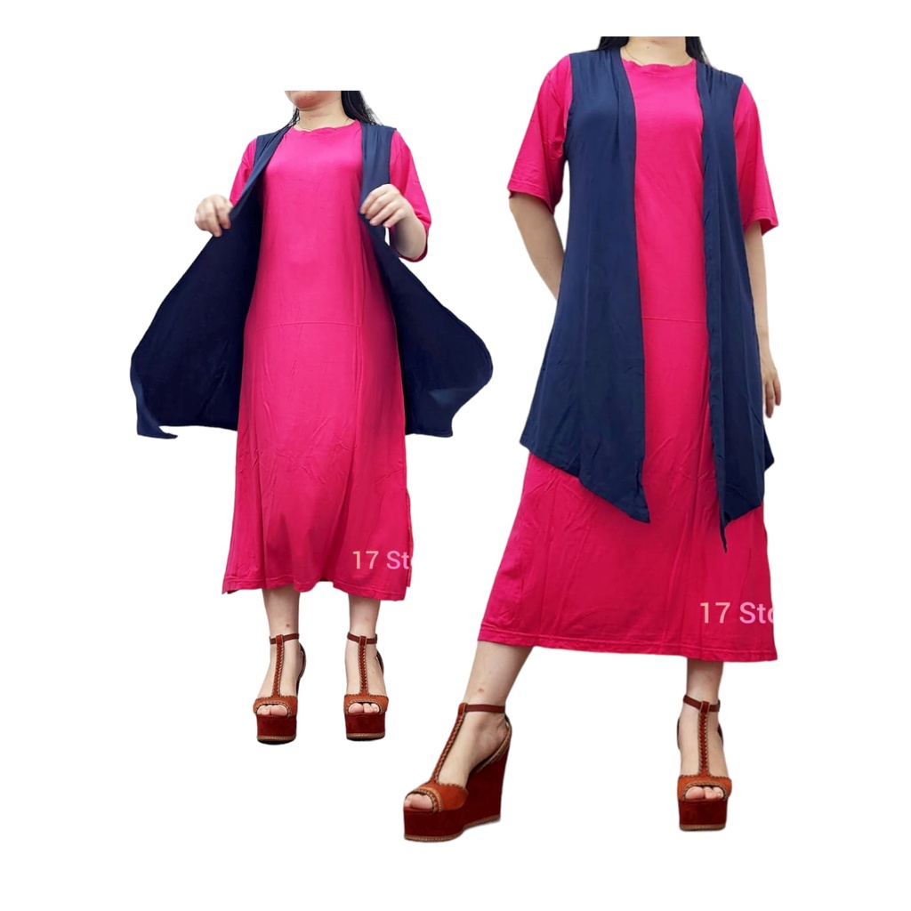 Rompi Wanita Jumbo LD 120cm Tanpa Lengan Kekinian