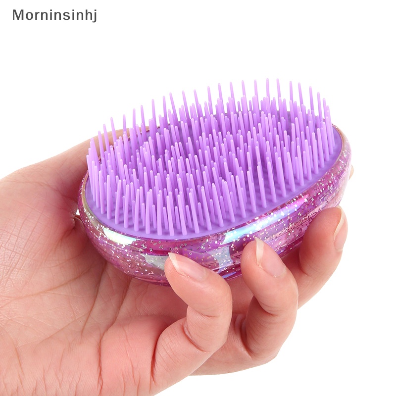 Mornin 1PC Sisir Sikat Rambut Telur Bentuk Bulat Styling Hair Brushes Detangling Comb id