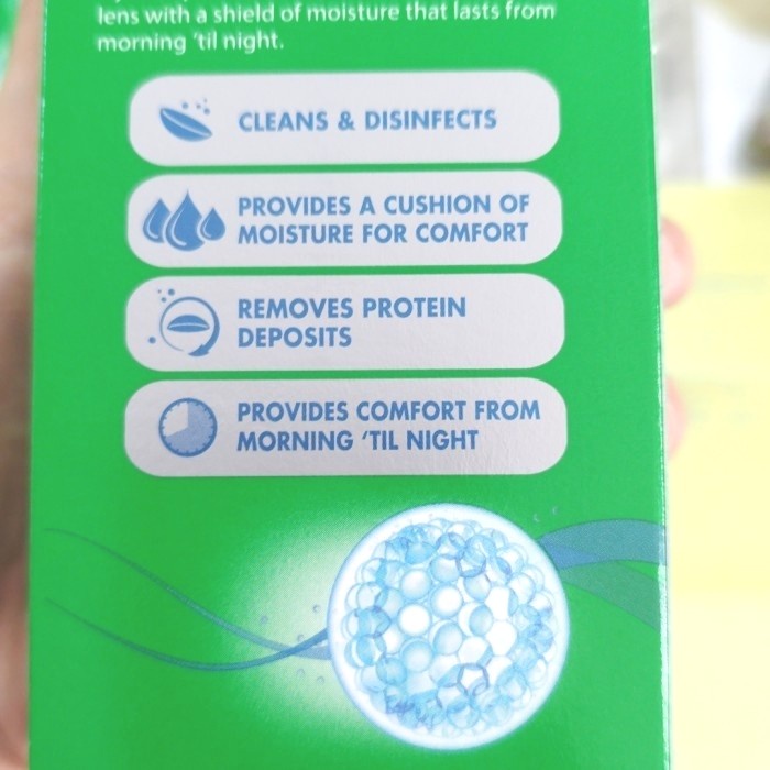 optifree Puremoist cairan Pencuci softlens anti bakteri 300ml