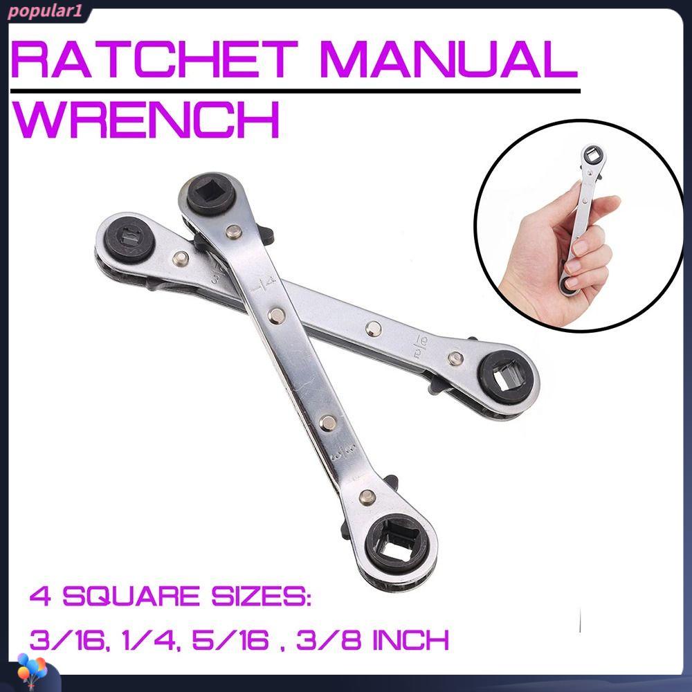 POPULAR Populer Cold Storage Wrench Untuk Peralatan Pendingin Bongkar Pasang Sekrup Perbaikan Mobil Square Ratchet Wrench