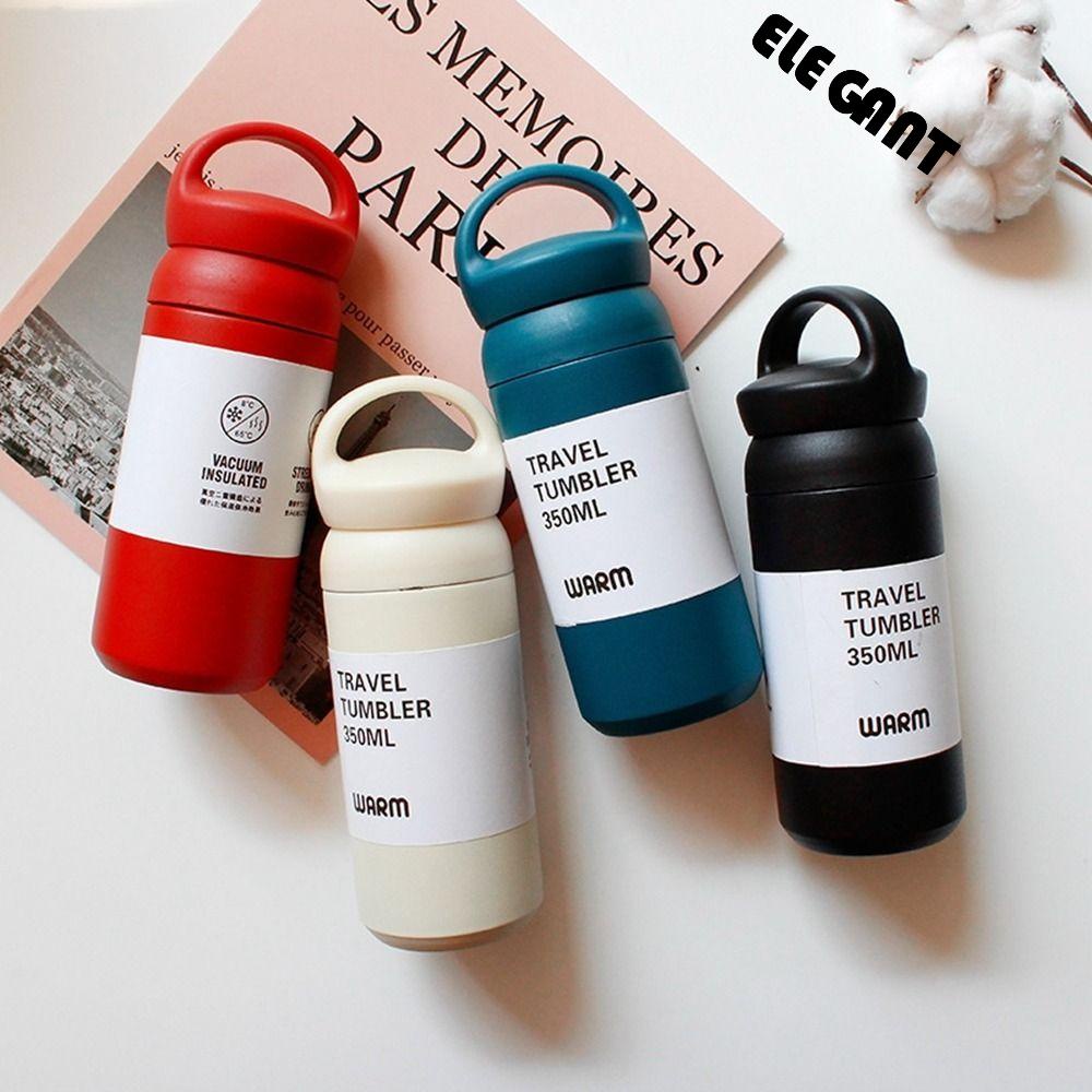 【 ELEGANT 】 Termos Portable Fashion Untuk Perlengkapan Minum Travel Kantor Anti Bocor Double Wall Coffee Mug