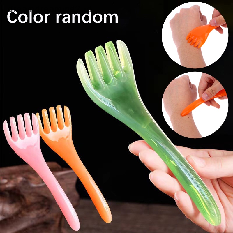 (drea) Head Massager Scalp Gua Sha Untuk Tubuh Leher Kaki Pijat Facial Gua Sha Board //