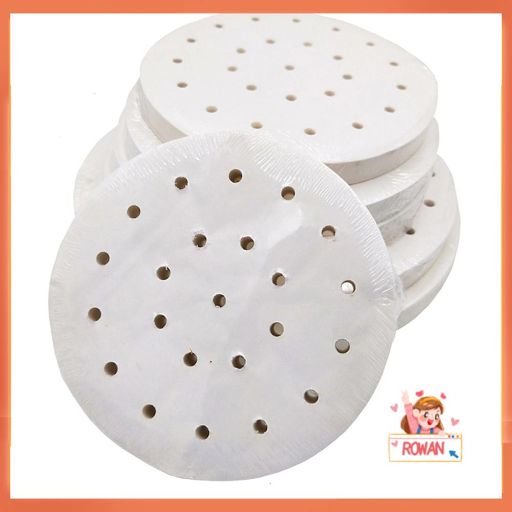 R-FLOWER 100pcs Air Fryer Liners Circular Baking &amp; Pastry Tools Cookies Alas Kukus Anti Lengket