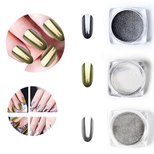 Powder Chrome Nail Art Rosalind mirror powder nail art glitter powder