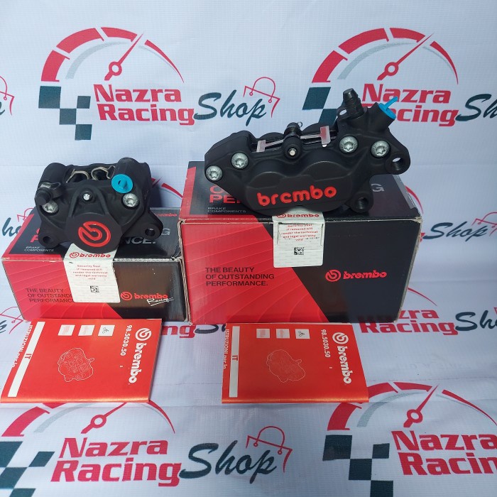 Kaliper Brembo 4 Piston & 2 Piston Black Set Original
