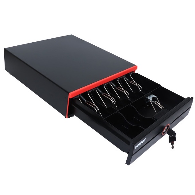 Cash Drawer Mini Minipos C0703 Laci Uang Kasir Support RJ 11 - C 0703 / C-0703 Box Kotak Uang