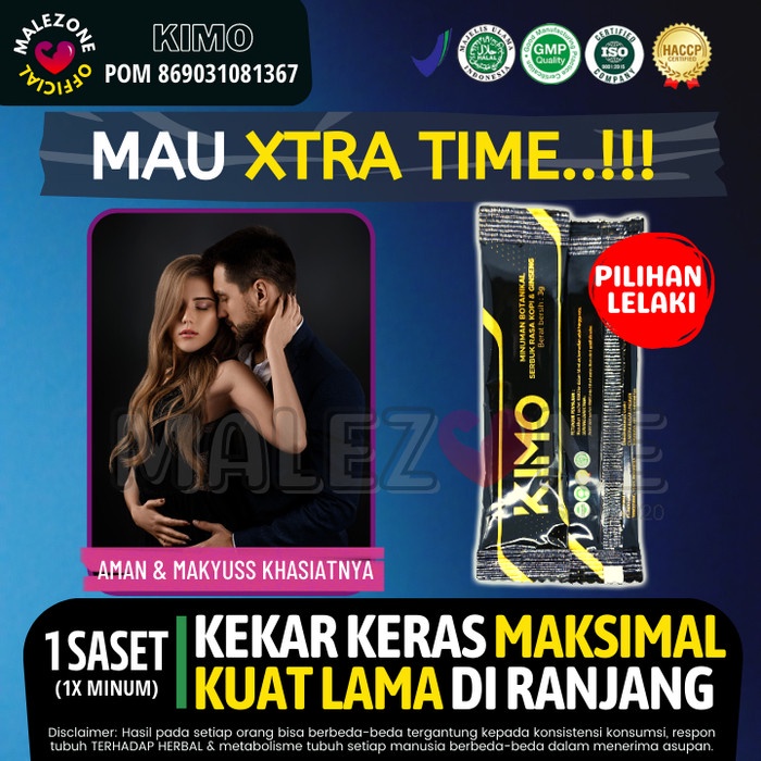 Obat-Kuat Pria KIMO Sachet Original Tahan Lama Stamina Kuat-Ereksi