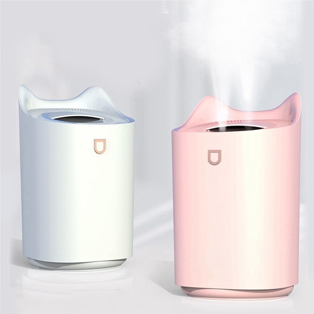 3000ml Double Spray Humidifier USB Cool Mist Diffuser Air Purifier Dengan Lampu Malam