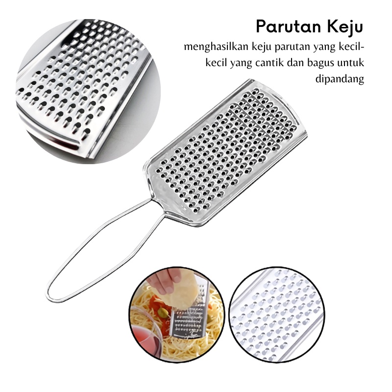 [GOS] D102-Parutan Keju Stainless Steel Cheese Cheddar.