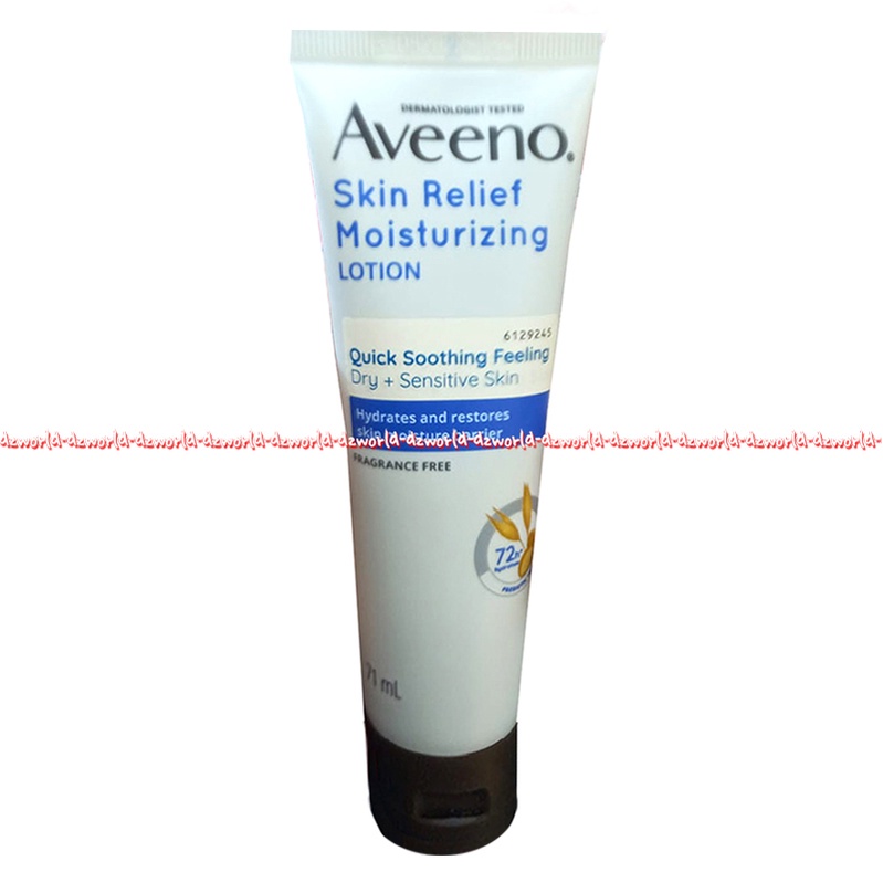 Aveeno Skin Relief Moisturizing Lotion Very Dry Skin 71ml Handbody Aveno Afeeno Hand Body Untuk Kulit Sangat Kering Afeno Krim