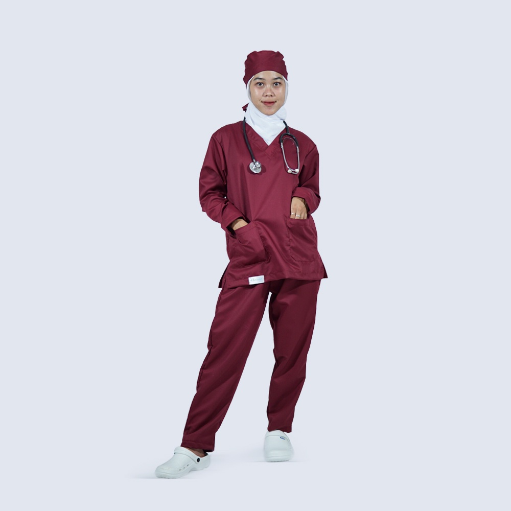 Doctor Scrub's Set Baju OK Lengan Panjang/pendek BIG SIZE 'Cito Series'