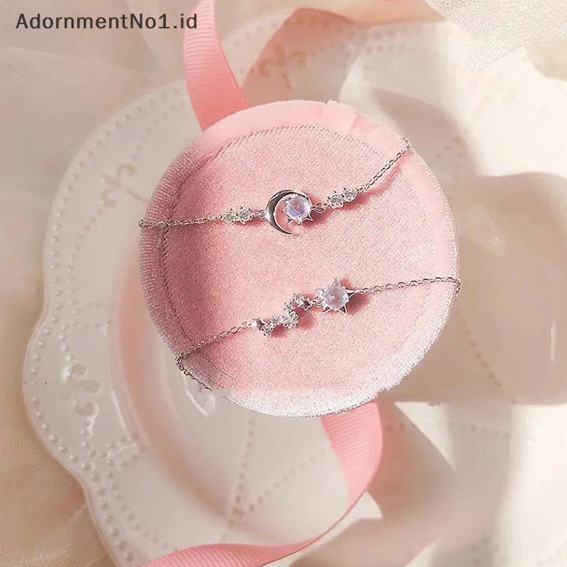 [AdornmentNo1] Bintang bulan pacar gelang siswa perempuan Ins temperamen gadis pacar gelang hadiah ulang tahun