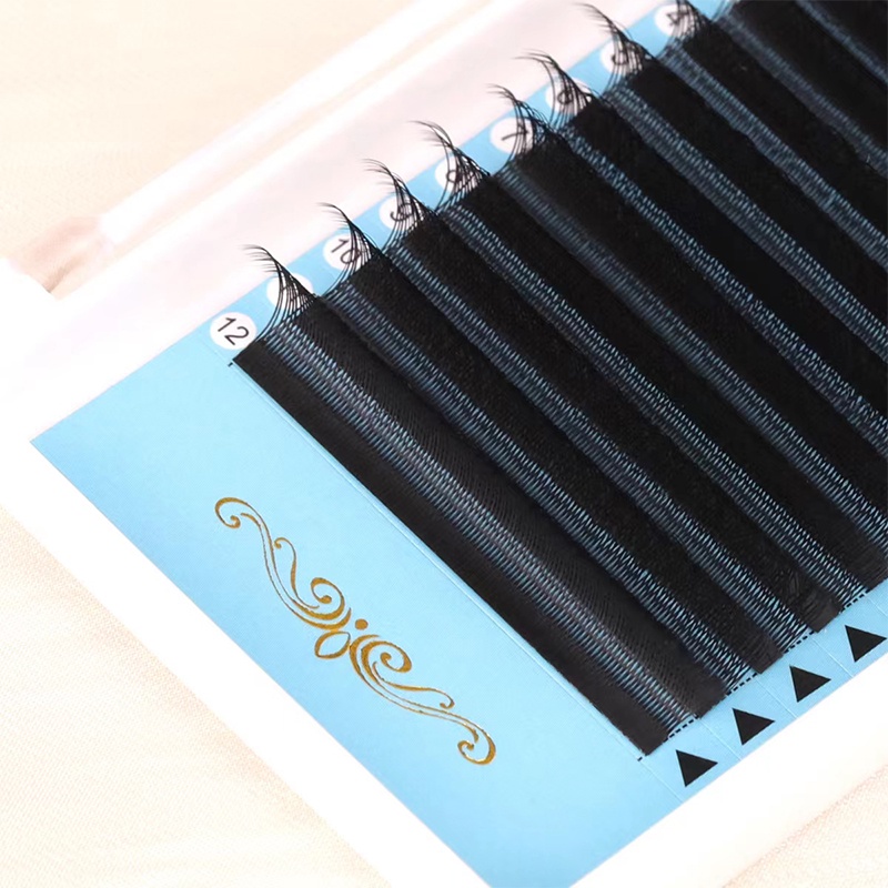 (SUPER SOFT !) Lashex BM mega blooming Premium Eyelash Extension MATTE BLACK