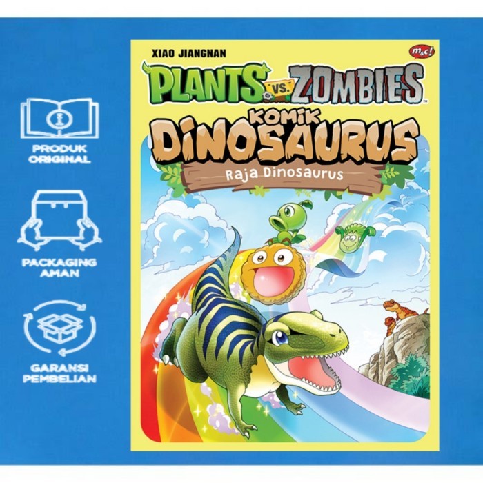 Buku Plants VS Zombies - Komik Dinosaurus : Raja Dinosaurus