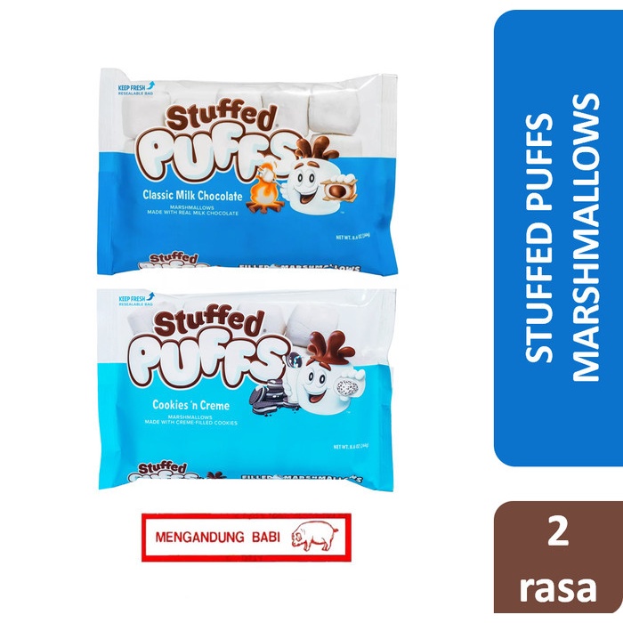 

Stuffed Puffs Marshmallows - impor usa (NON HALAL)