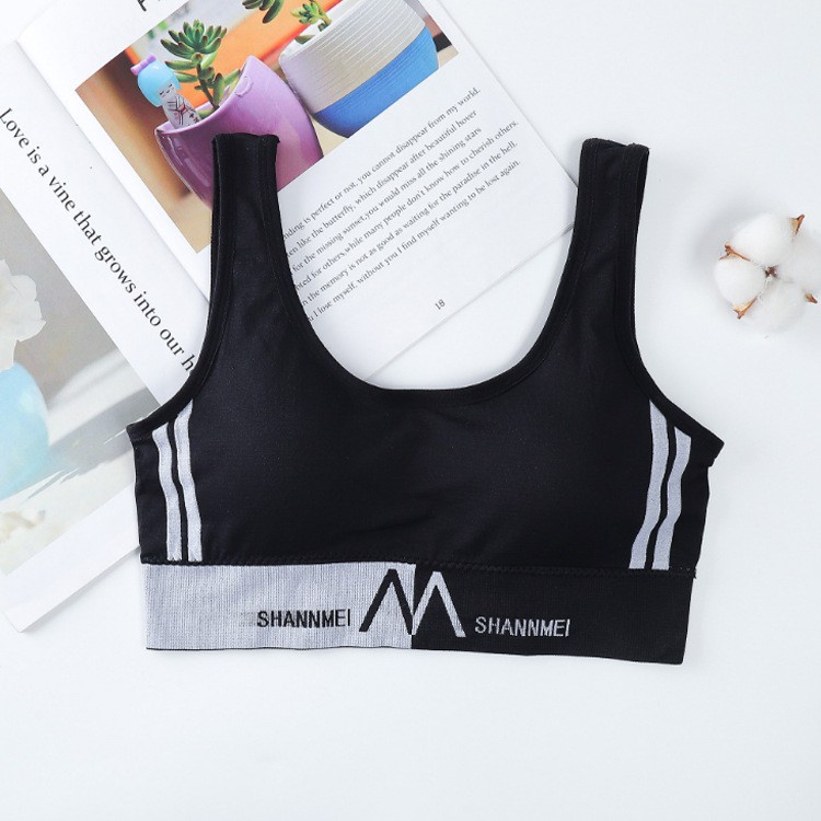 ENZ ® Tank Top Wanita Pakaian Dalam Sport Bra Olahraga Sexy Bahan Katun 5010