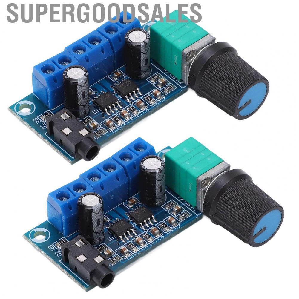 Supergoodsales Audio Power Amplifier Board  Hi Fi 20W AMP Module Dual Channel 9-15V 2PCS for Home