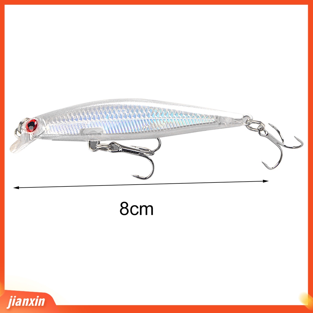 (In Stock) Tajam Berduri Kait 3D Mata Bentuk Realistis Umpan Keras Simulasi Chubby Bertengger Bionics Memancing Umpan Perlengkapan Memancing