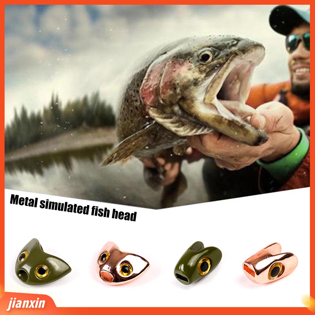 (In Stock) 18Pcs /Set 7.3mm /12mm Umpan Pancing Lalat 3D Mata Pengerjaan Yang Sangat Baik Anti Karat Kekerasan Tinggi Kepala Tengkorak Ikan Untuk Streamer Lalat