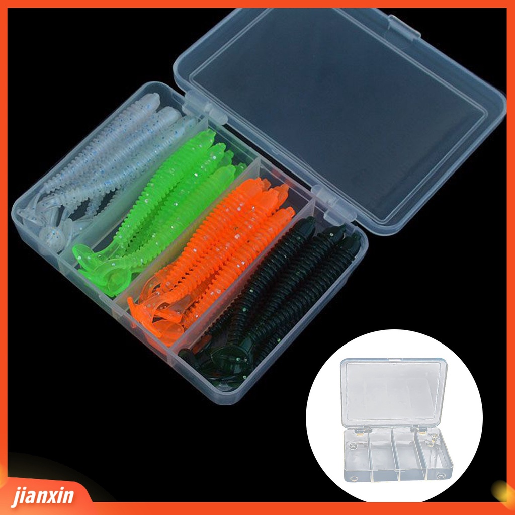 (In Stock) Fishing Tackle Box Set Kotak Pancing Transparan PVC Nyaman Kapasitas Besar Untuk Memancing