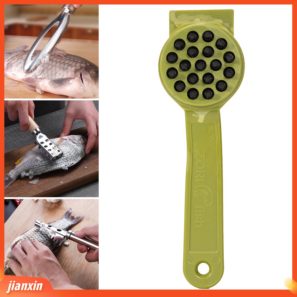 (In Stock) Scraper Sisik Ikan Solid Ergonomics Handle ABS Kreatif Sikat Kulit Ikan Scraping Graters Untuk Digunakan Di Rumah