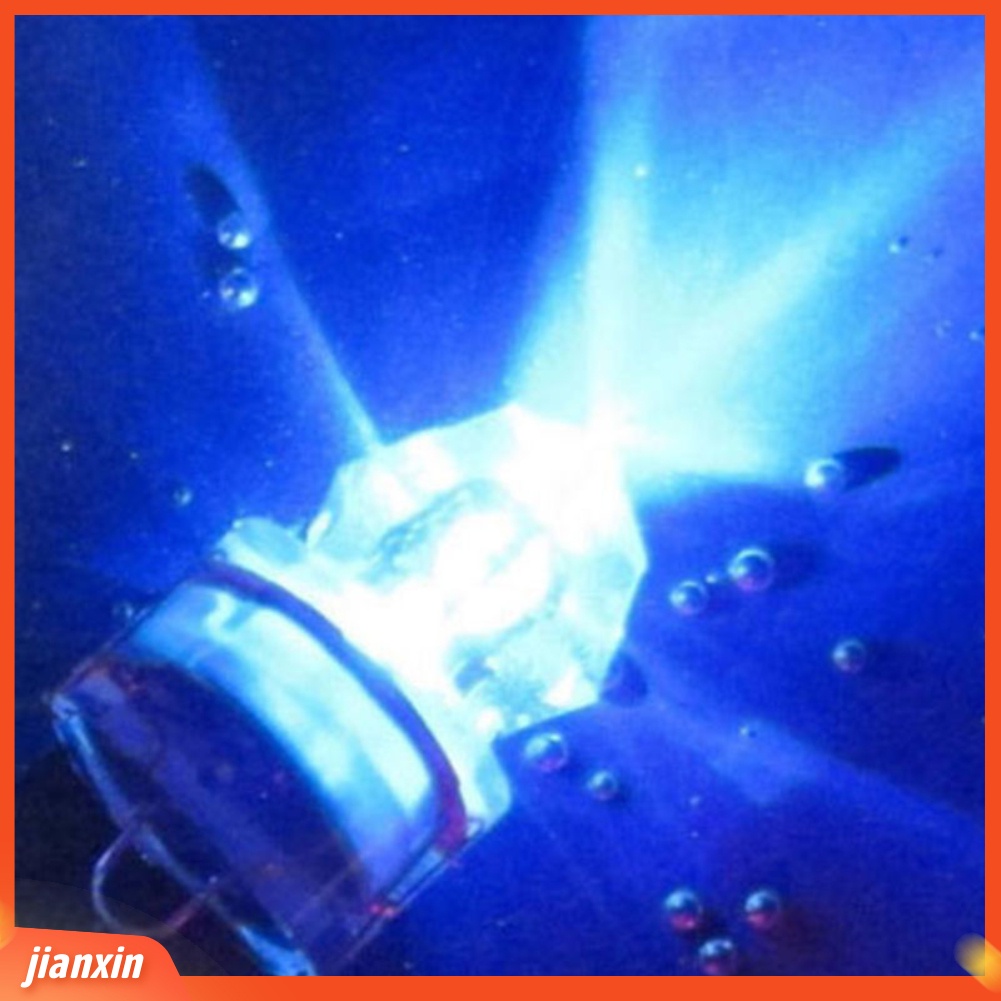 (In Stock) LED Deep Sea Underwater Diamond Berkedip Memancing Cahaya Cumi Strobo Umpan Lure