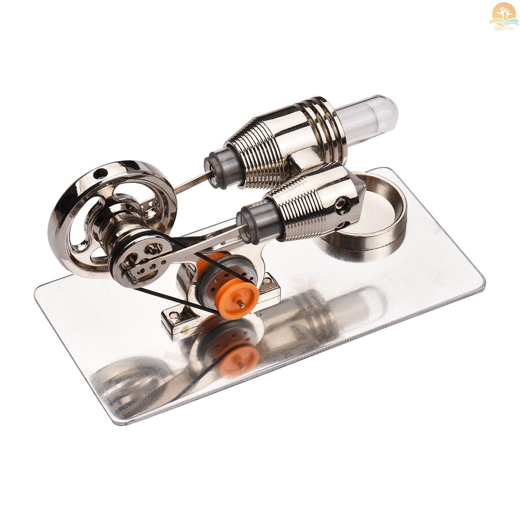 In Stock Stirling Mesin Kit Generator Listrik Udara Panas Model Tabung Mobil Model Generator Fisik Dengan Desain Roda Gila Percobaan Sains Mainan Edukasi DIY Untuk Guru Dewasa