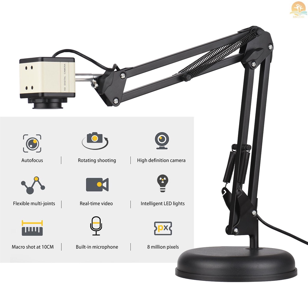 In Stock 2in1 Document Scanner Camera &amp; Webcam Dengan Auto-Focus 8mega-pixel HD High-Definition A3 Scan Size Webcam Untuk Kelas Guru Kursus Mengajar Online Edukasi Jarak Jauh